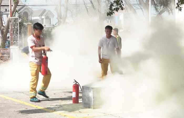 Trần Đề: Hội thi nghiệp vụ “Tổ liên gia chữa cháy và cứu nạn, cứu hộ”